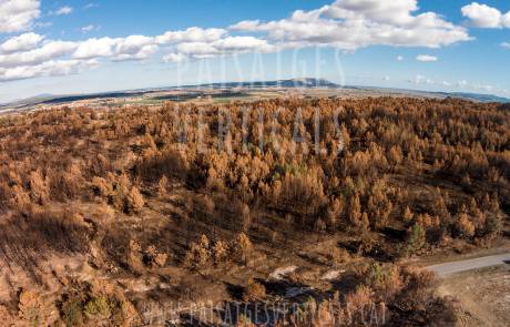 Paisajes Verticales - Fotografía aérea - AGRICULTURA Y MEDIO AMBIENTE (Incendio forestal)